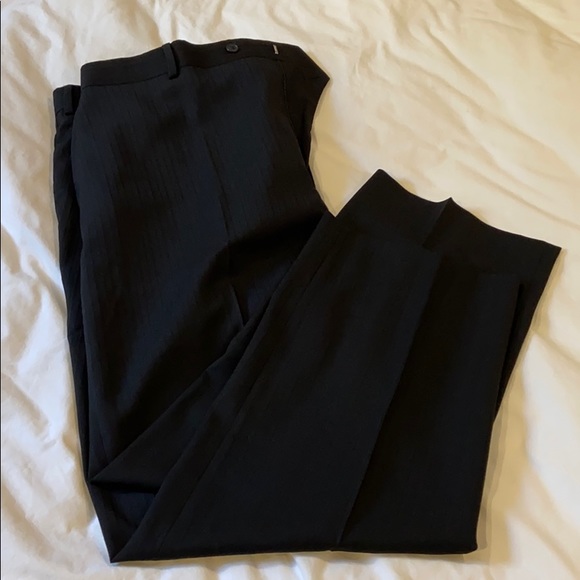 Andrew Fezza men’s black pinstripe suit - Picture 3 of 4